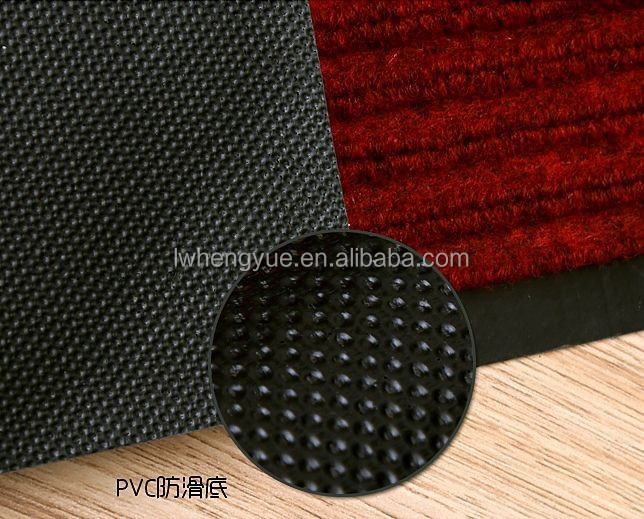 赤屋外防水パイルpvcバッキングレストランのカーペット仕入れ・メーカー・工場