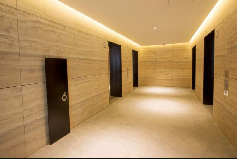 China, el proveedor barato beige caÃdo travertino beige claro ... Barato piso decoración
