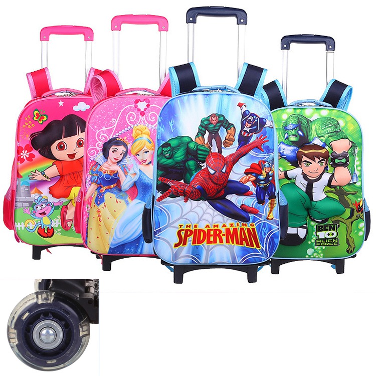 2016 Hot Sales Exclusive Children School Backpack Wheels