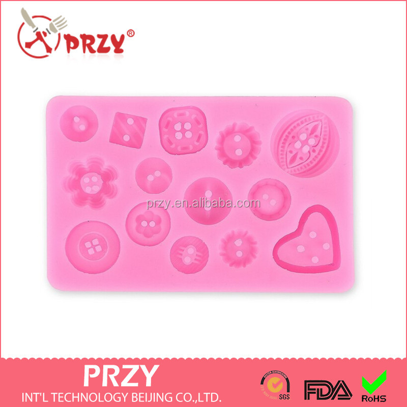Button fondant cake mould/Popular cake decoration mold