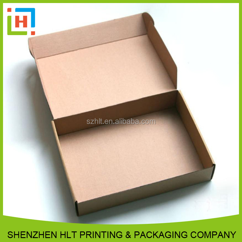 中国の工場oemファッショナブルなカスタムクラフト紙梱包箱仕入れ・メーカー・工場