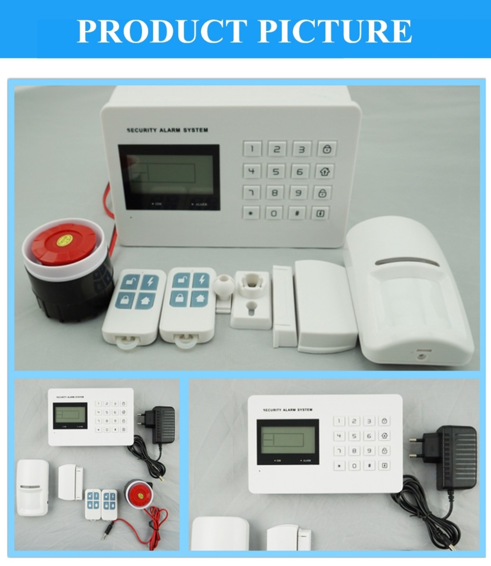 EB-832 GSM&PSTN Voice Wireless Home Alarm System with English voice prompt 