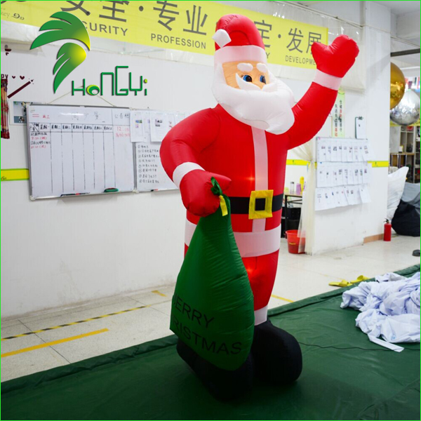inflatable western christmas decorations santa (2)