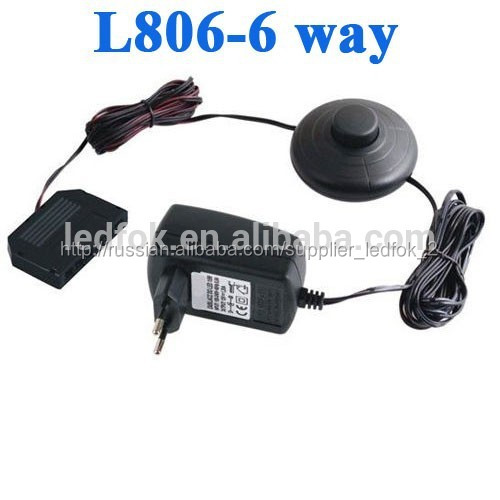привело ​​trafo transformator 6/15 вт, 12v, fuschalter, 6 фак ministecker verteiler