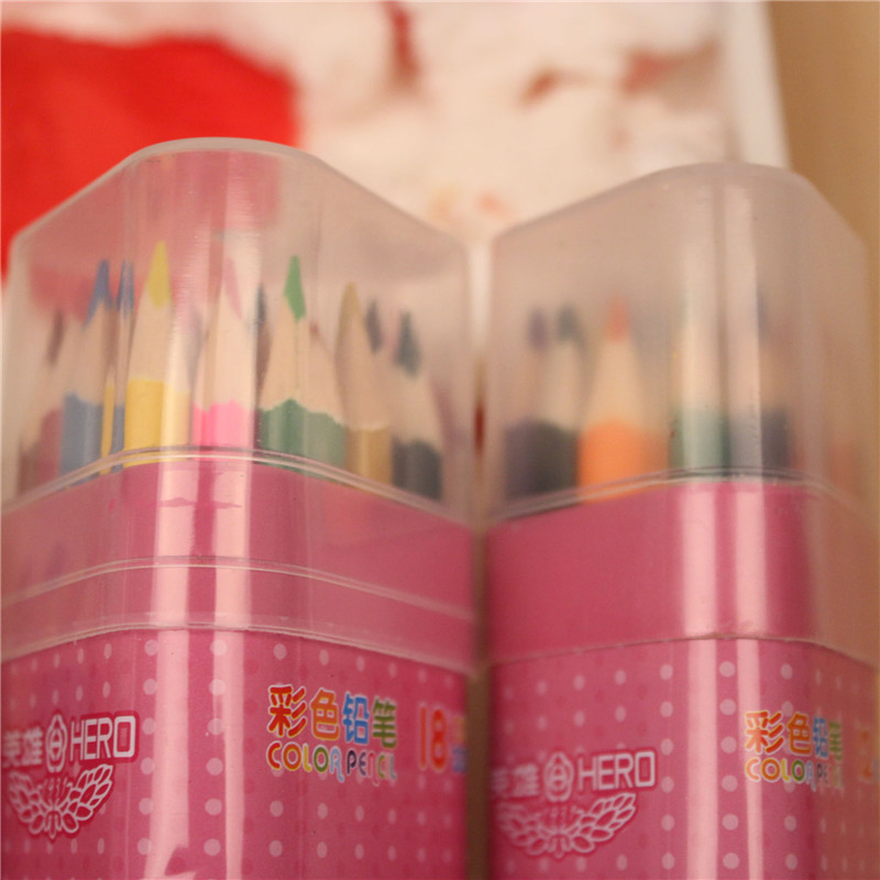 木製色の鉛筆六角形/2014年新製品/シニア色鉛筆問屋・仕入れ・卸・卸売り