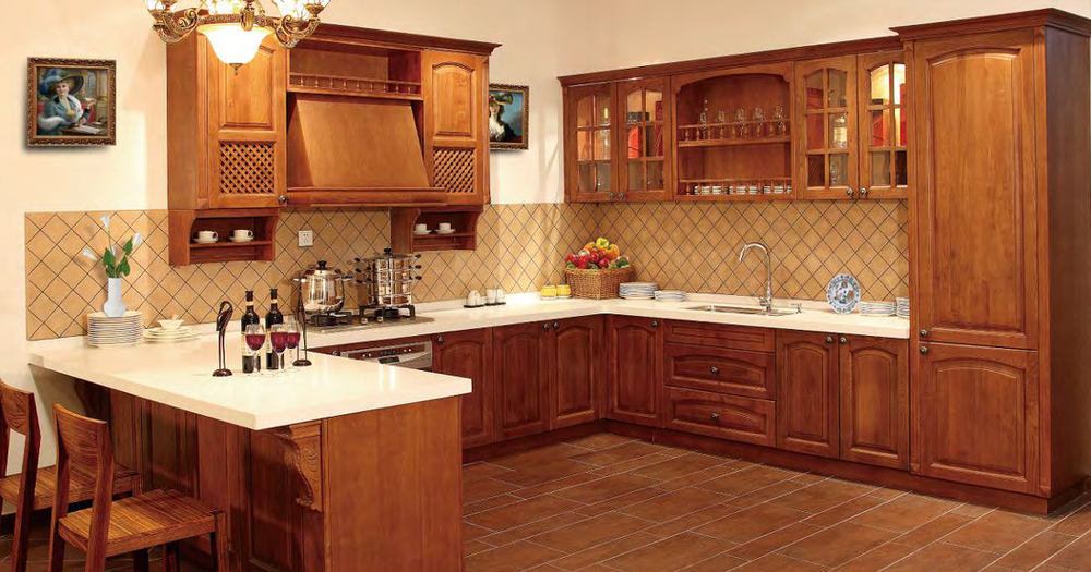 Diseño tradicional de madera maciza de estilo americano mueble ...