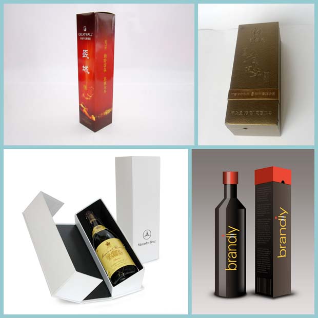 Personalised customized recycled champagne wooden wine gift box