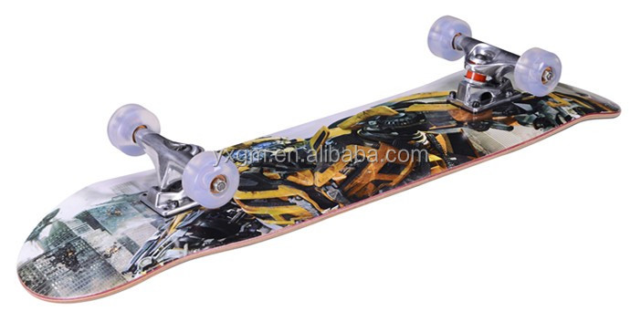 さまざまなデザイン31 × 8インチのベストセラー中国カエデ完全なスケートボード仕入れ・メーカー・工場