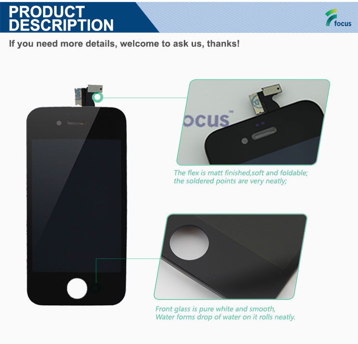 iphone4sのためのオリジナルlcdスクリーン、 iphone4slcdのためのよい価格仕入れ・メーカー・工場