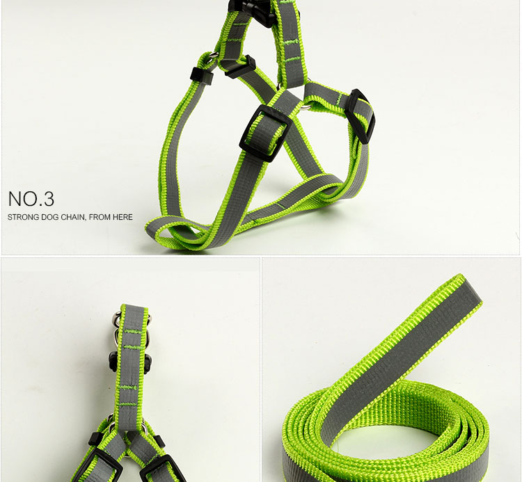 ナイロン反射yoyopetペットの首輪ハーネス用の犬pco-zh54色問屋・仕入れ・卸・卸売り