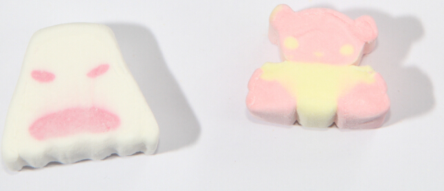 animal shape marshmallow, color mashllow