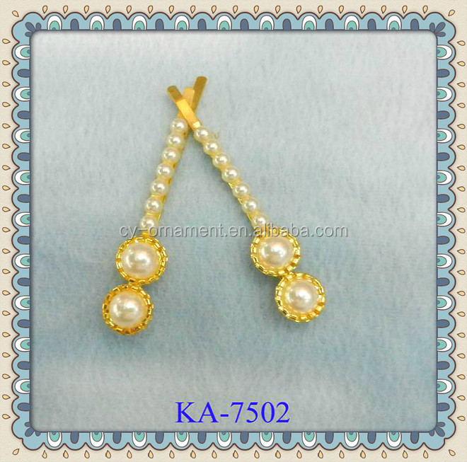 Korea Hairpins Gold Plated Hair Pins With Pearl Buy Gold Plated