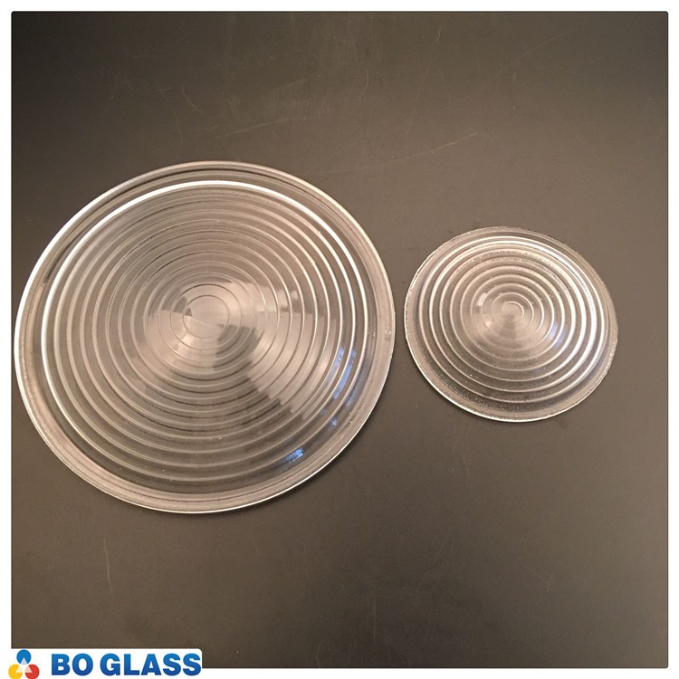 Wholesale diameter 125mm pressed borosilicate glass fresnel lens for stage lighting