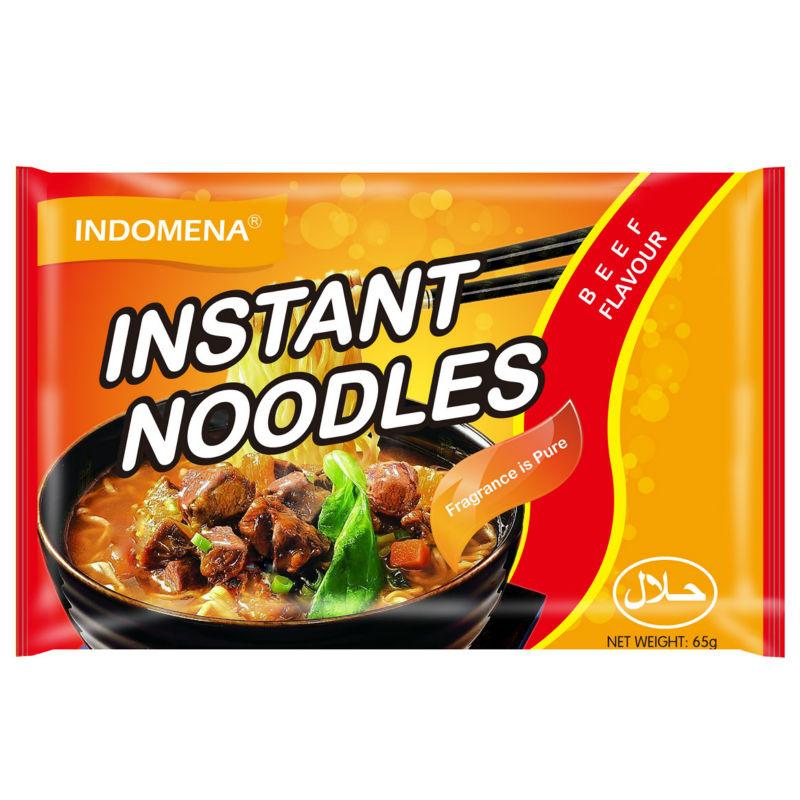 65g Instant Soup Brands Fried Beef Flavor Instant Noodle