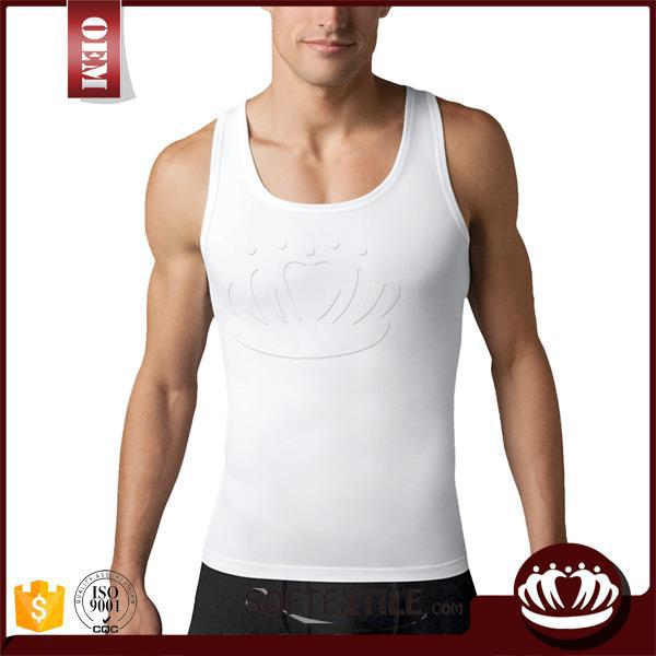 2015ジムサメ男性のシームレスなタンクトップジムサメdriのフィットシャツ卸売仕入れ・メーカー・工場
