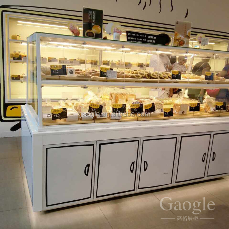 glass showcase bread display stand bakery showcase bakery display cabinet
