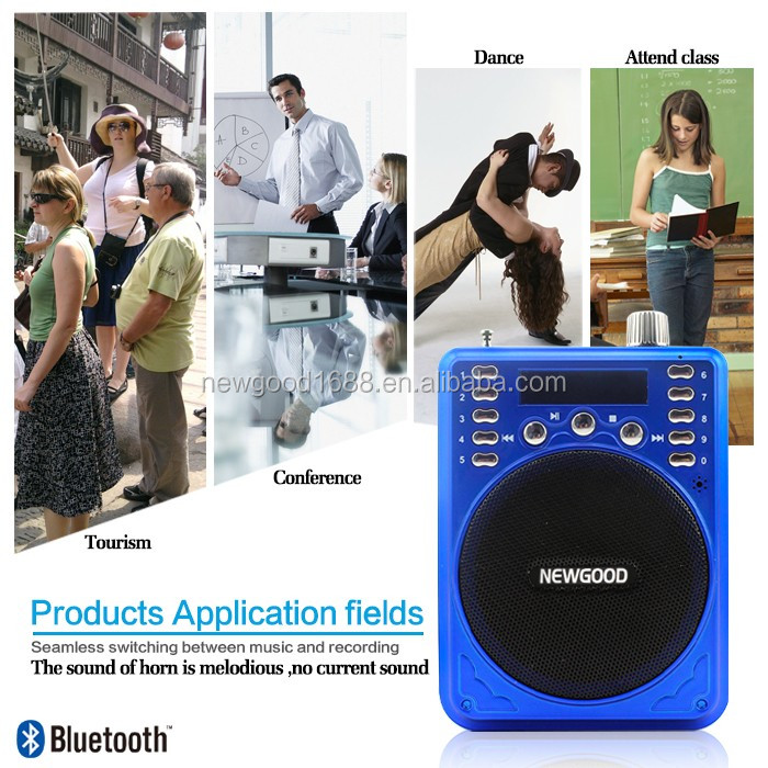 2016新しいタイプ中国深セン10ワットbluetoothポータブルスピーカーfmラジオ、音声アンプと音声録音機能仕入れ・メーカー・工場