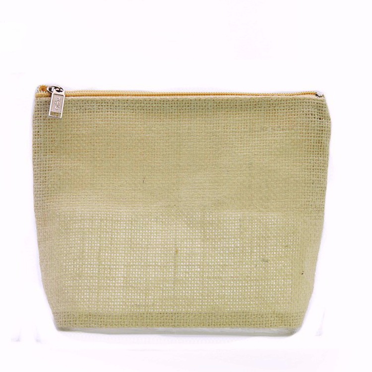 Ecofriendly Jute Cosmetic Bag Pvc Plain Makeup Bag Buy Jute Cosmetic