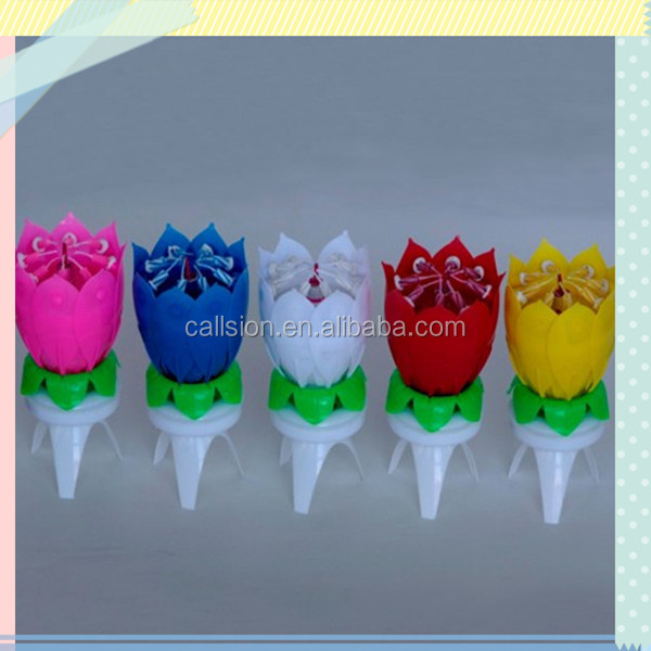 Birthday party supplies rotating musical birthday candle wholesale.jpg