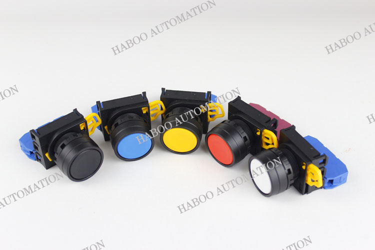 プラスチックのプッシュボタンスイッチモーメンタリ22mm/フラットヘッドオンオフidec同様の押しボタンスイッチ仕入れ・メーカー・工場
