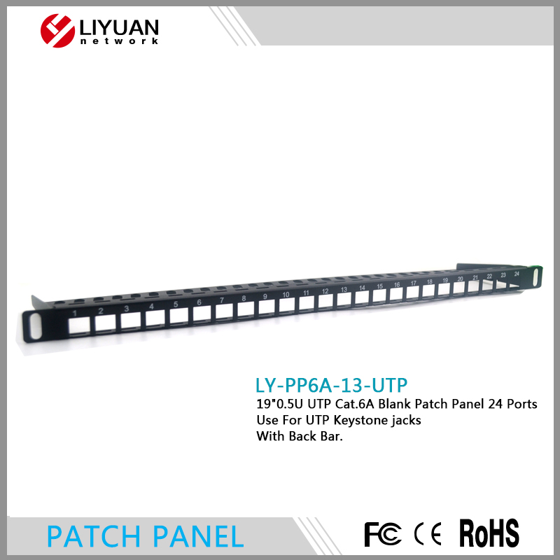 Utpcat5ely-pp6a-13-utp0.5ucat624ポートバックバー付きパッチパネル仕入れ・メーカー・工場
