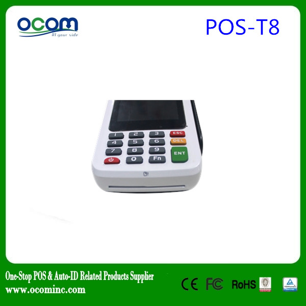 POS-T8: hot selling android pos terminal with printer from factory