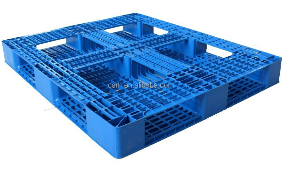 青のhdperh-p09スズ- 字型グリッドパレット1100*1100*1501-4tonミリメートル容量スタッカブルパレット仕入れ・メーカー・工場
