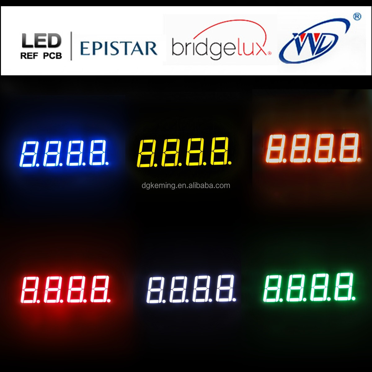 0.56 inch 4 digit led 12 pin 7 segment display China Manufacturer