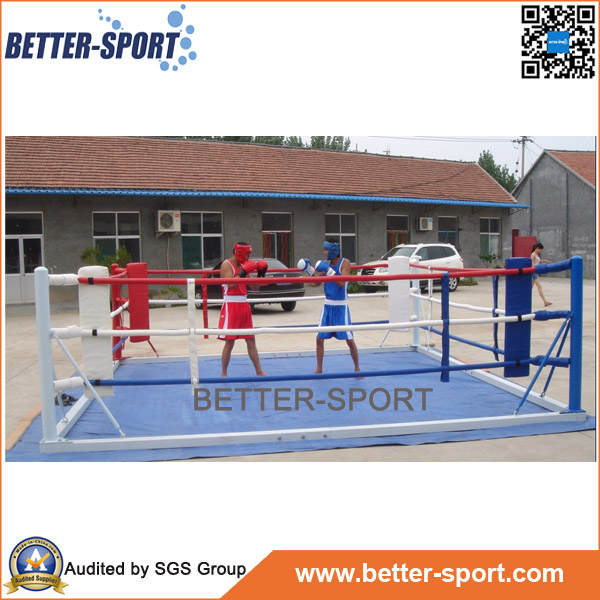 floor grounted boxing ring