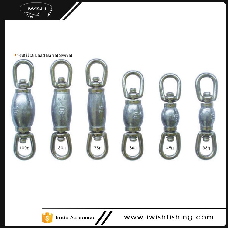 Leaded Swivels heavy duty weighted swivels bag of 10 