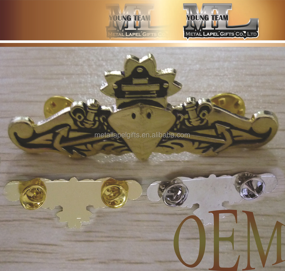 カスタム設計oemとラペルピンgold/銀メッキ- ラペルピンなし最小、 航空機のバッジピン問屋・仕入れ・卸・卸売り
