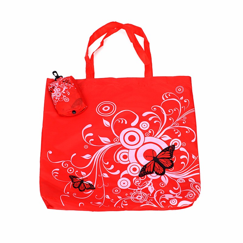Rolling Target Reusable Shopping Bag With Handle Pocket Promotional
