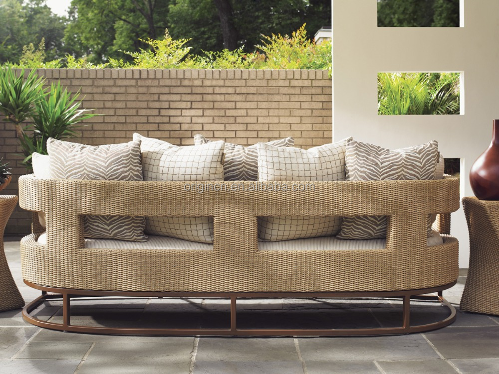 Designer Unique Style Synthetic Rattan Sofa Set With Scatterback ...