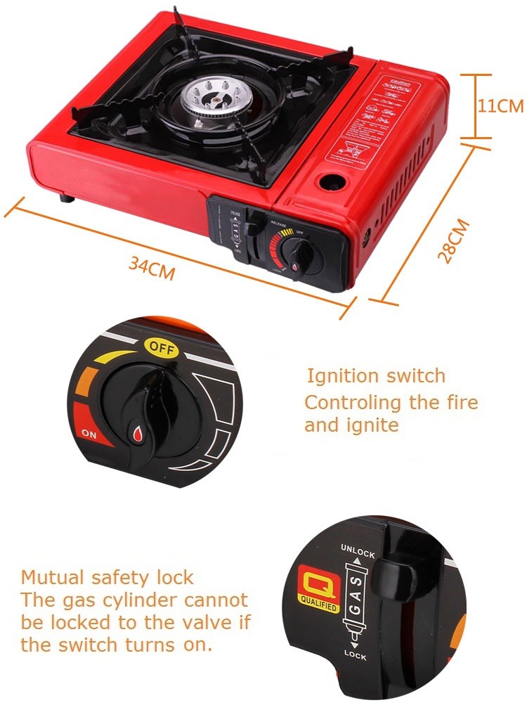 Single Burner Camping Well Appreciated Lpg Woks Cassette Gas Stoves