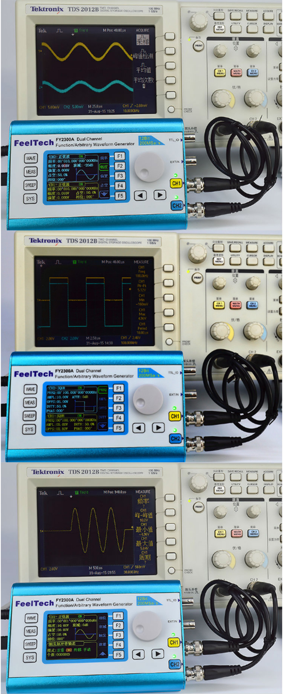 Cleqee Fy2300-20mhz Arbitrary Waveform Dual Channel High Frequency