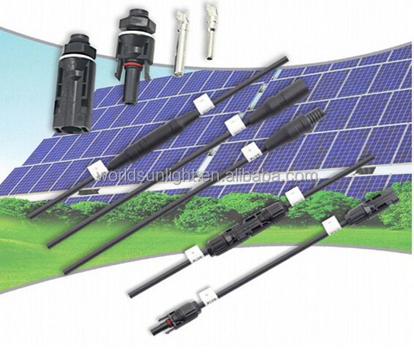 高通電容量太陽mc4ケーブルコネクタ、 ソーラーシステムにも適用され接続仕入れ・メーカー・工場