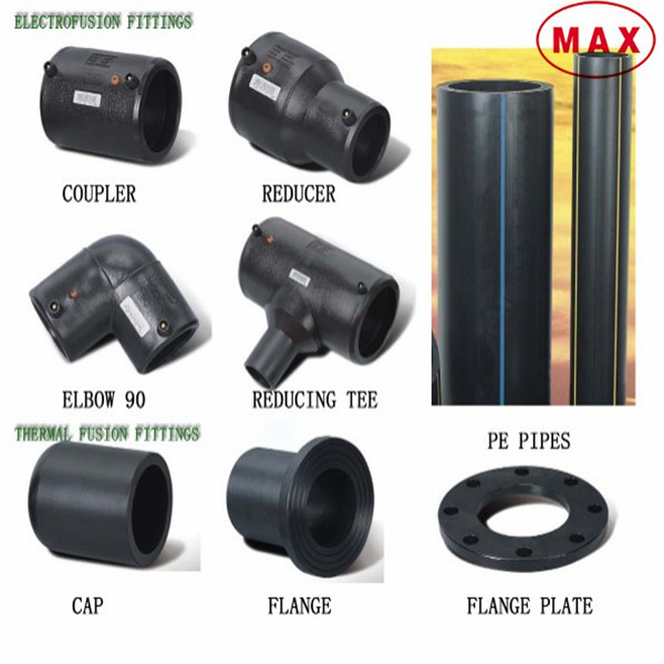 hdpe pipe accessories,black poly pipe fittings