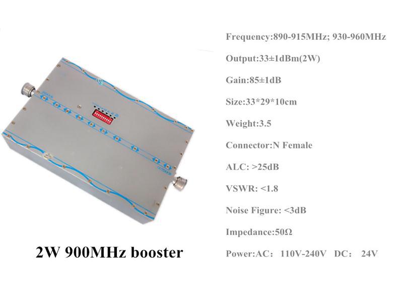 高利得信号増幅器2ワット900mhzのn個のメスコネクタ信号の場所が悪いためにリピータ仕入れ・メーカー・工場
