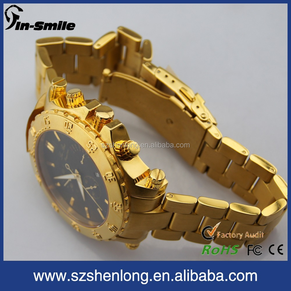 multifunctional gold men watches for small wrists men" s watches