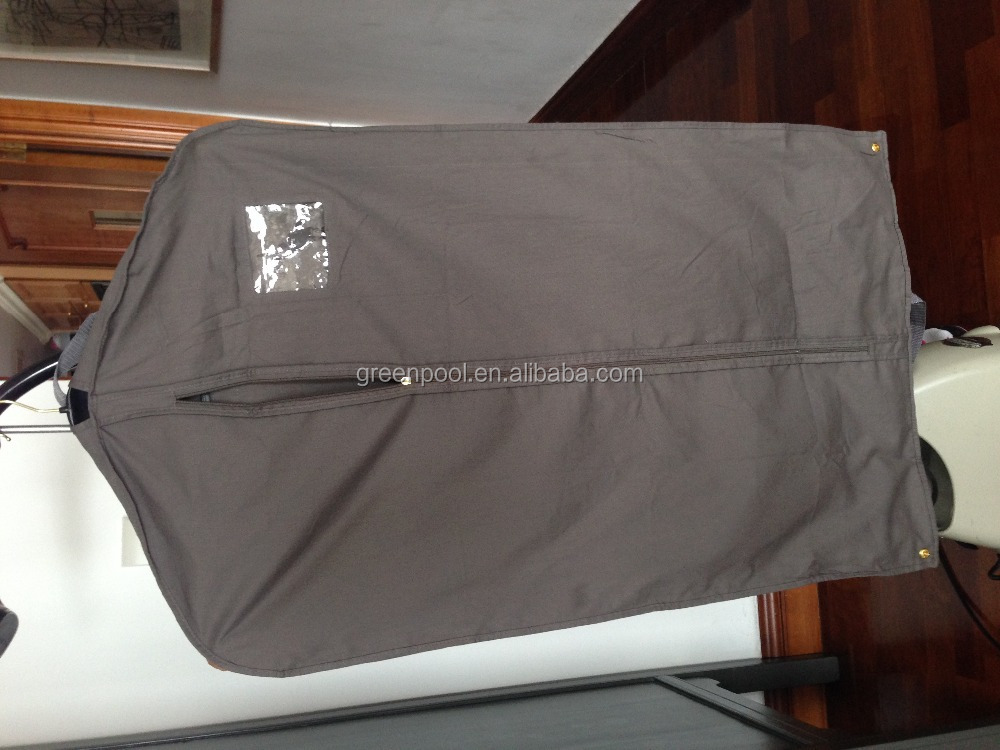 2015100％cttonガーメントバッグ/の綿のスーツカバー/の男性のスーツの袋( can不織布ラベルのあなたのロゴ)仕入れ・メーカー・工場
