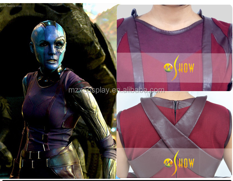 新しい映画のキャラクター衣装星雲の保護者銀河コスプレ服セットカスタムメイド女性セクシーなハロウィン衣装問屋・仕入れ・卸・卸売り