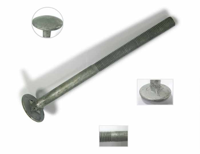 Round Head 4 Fins Neck Galvanized Timber Bolt Buy Timber Bolt,Round