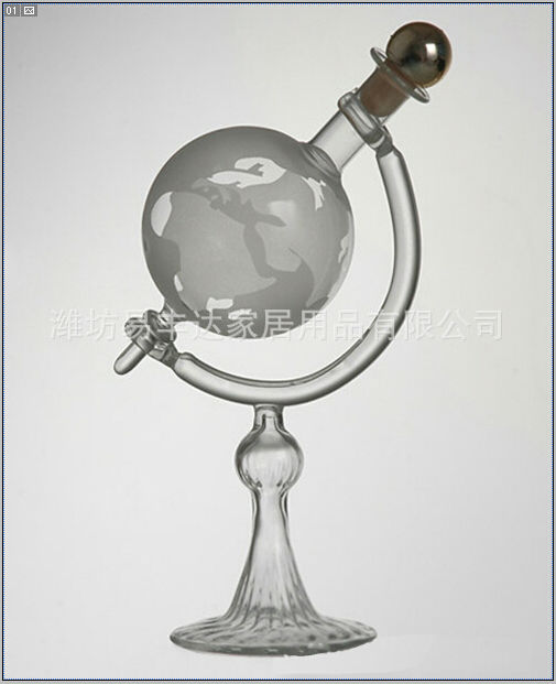 Borosilicate glass vodka bottle