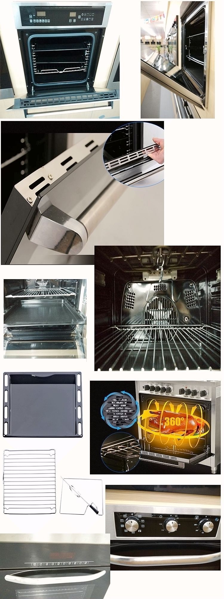 2015 Hot Selling Electric Built-in Oven/flavor Wave Oven Parts/cheapest