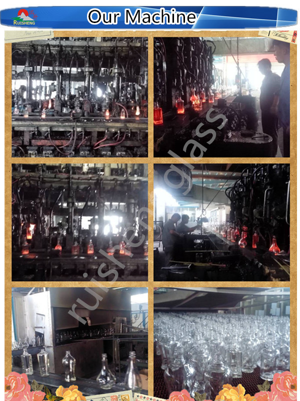 Empty Clear 700ml Glass Bottle Custom Made