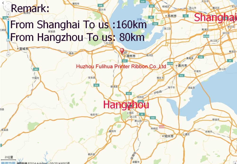 Hulihua Printer Ribbon Co.,Ltd Map