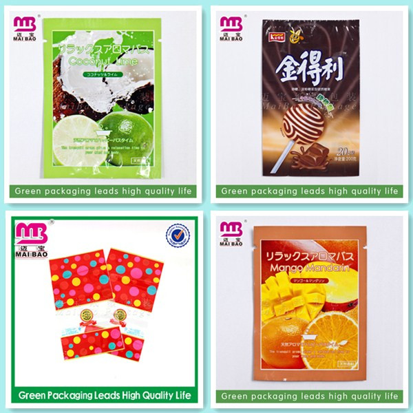 different color & style chocolate bar standing packaging