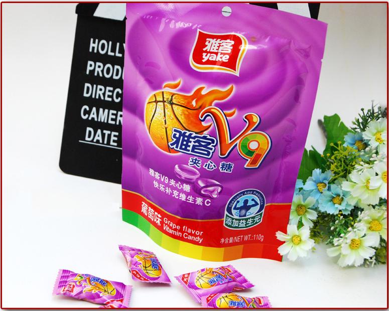 180g V9 fruit center filled hard candy gift pack