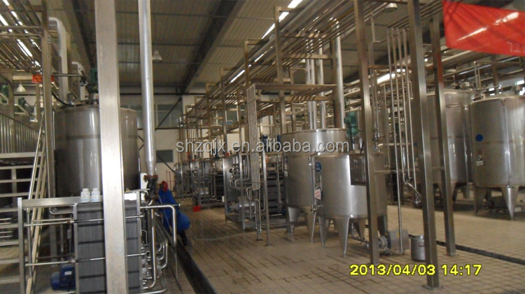 2000L/H Pasteurized milk complete processing line on turkey basis