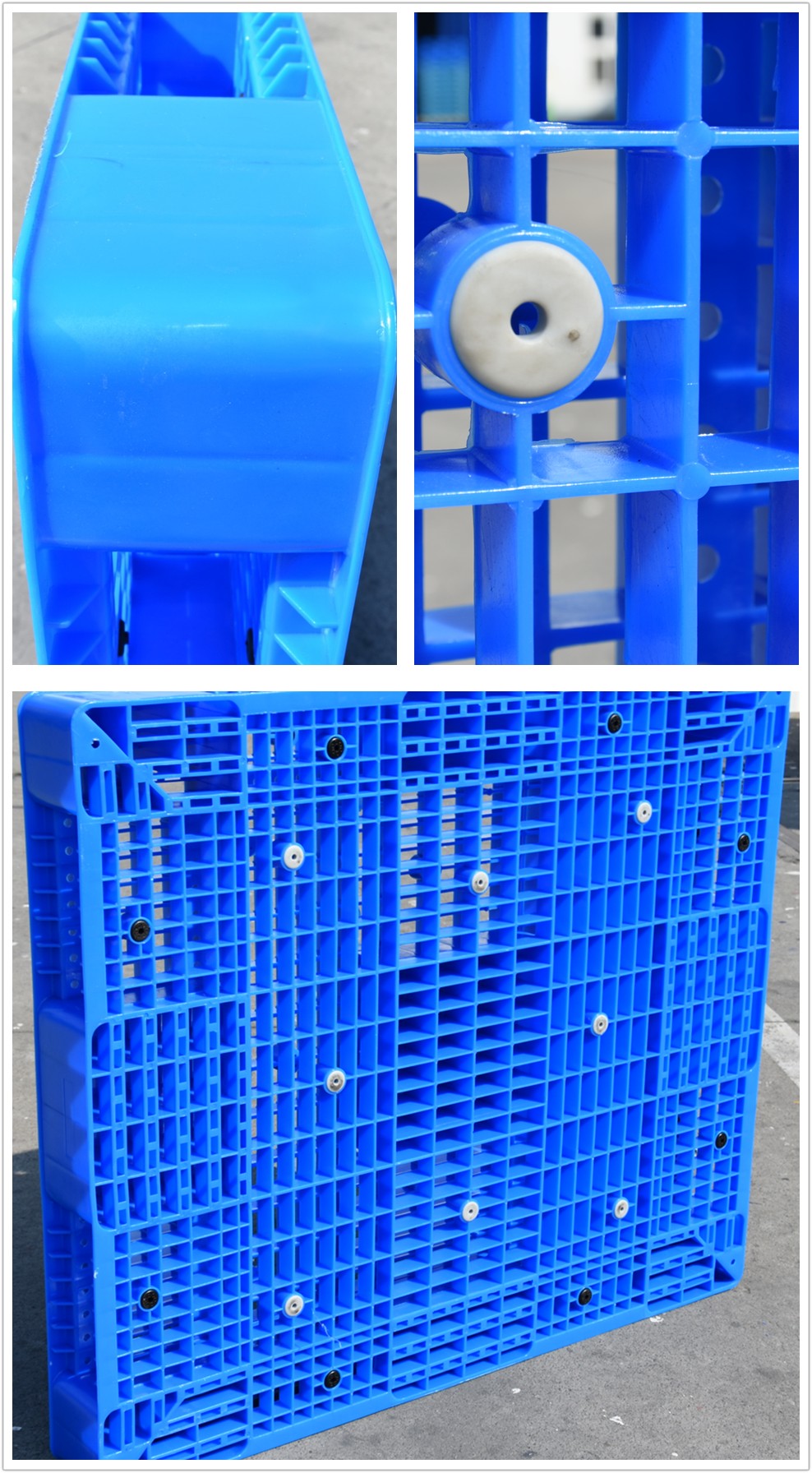 1200x1200x150mm HDPE heavy duty plastic pallet for cold room storage